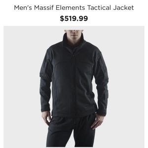 Massif Elements Tactical Jacket Black